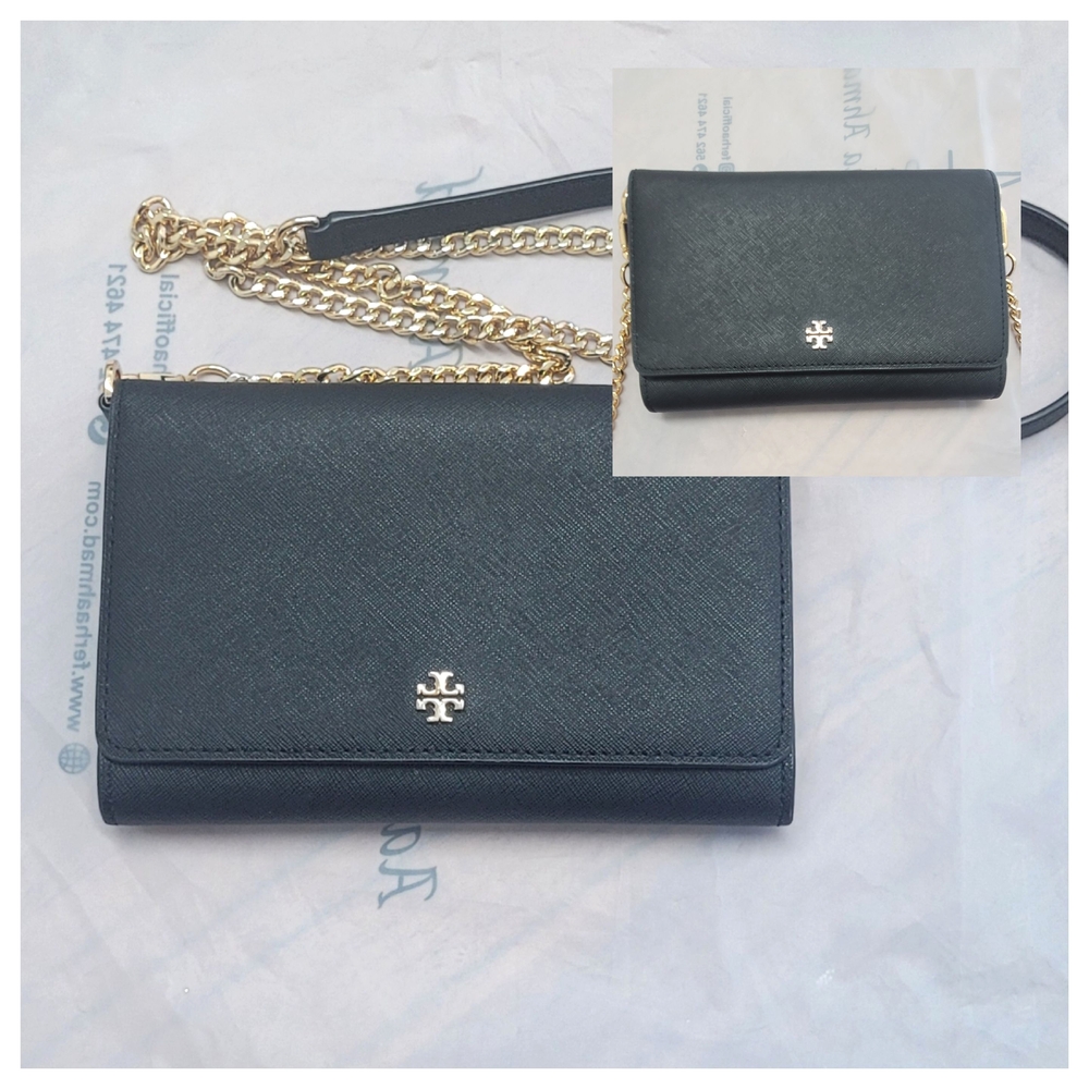 TORY BURCH WALLET ON A CHAIN CROSSBODY